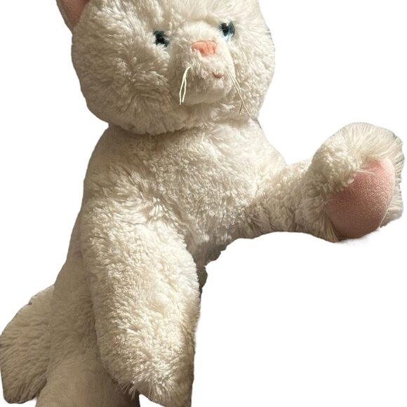 Build-A-Bear Kitty Cat Plush Toy Stuffed Animal White Himalayan Persian Blue Eye - Picture 1 of 6